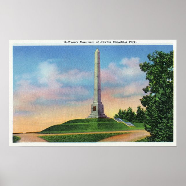 Newton Battlefield Park View Poster (Front)