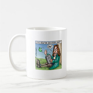 Newton dicovers cavity coffee mug