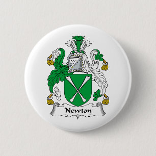Newton Family Crest 2 Inch Round Button