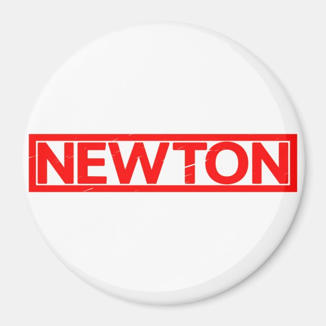 Newton Stamp Magnet (Front)