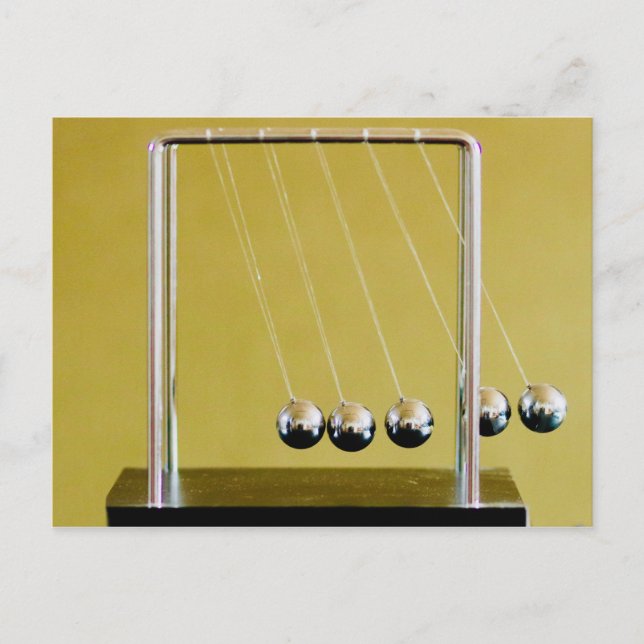 Newton's Cradle Postcard (Front)
