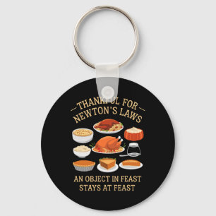 Newton's Law An Object In Feast Keychain