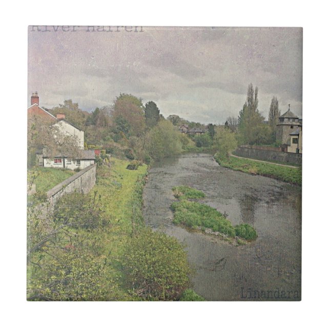 Newtown, Powys Tile (Front)