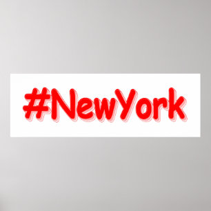 "#NewYork " Cute Design. Buy Now Poster