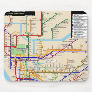 Newyork subway Mousepad