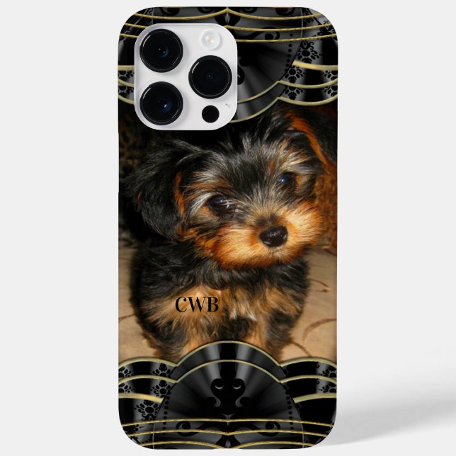 NEWYORKie  Monogram Poochie Case-Mate iPhone Case (Back)