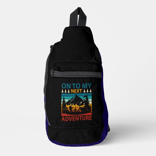 Next Adventure Awaits Sling Bag (Front)