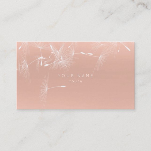 Next Appointment Card Dandelion Ombre Skinny Blush (Front)