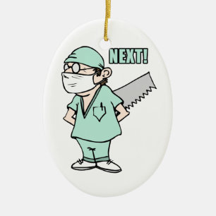 Next! Ceramic Ornament