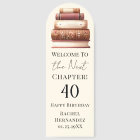 Next Chapter Any Age Adult Birthday Keepsake