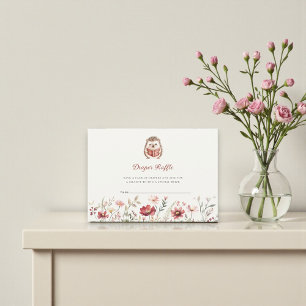 Next chapter Baby Shower Diaper Raffle  Enclosure Card