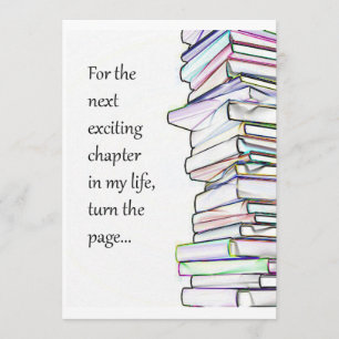 Next Chapter Divorce Party Invitation