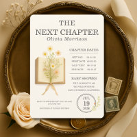 Next Chapter Floral Books Baby Shower