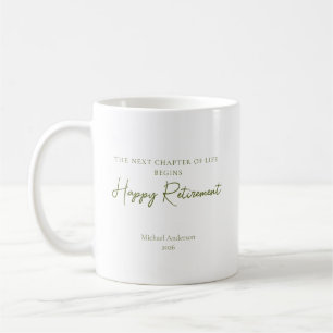 Next Chapter of Life Begins Retirement Gift Coffee Mug