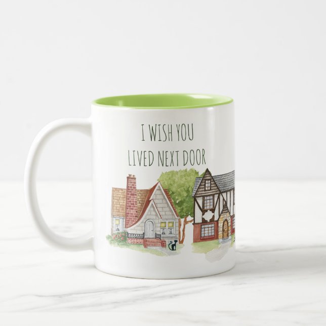 Next Door Two-Tone Coffee Mug (Left)