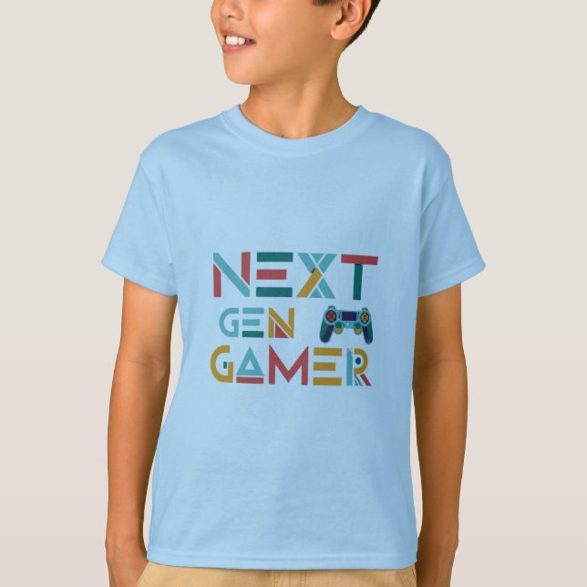 Next Gen Gamer: A T-Shirt Design for the Future (Front)
