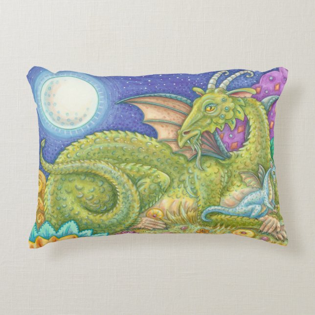 Next Generation Baby Dragon FANTASY ACCENT PILLOW (Front)