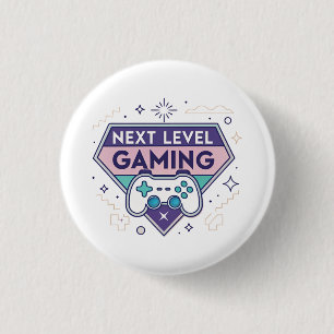 Next Level Gaming Retro Controller Pastel Gamer Tr 1 Inch Round Button