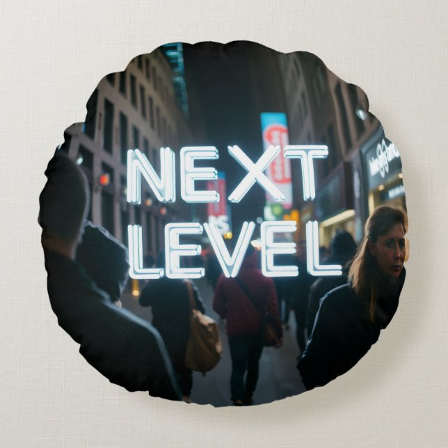 Next Level Round Pillow (Front)