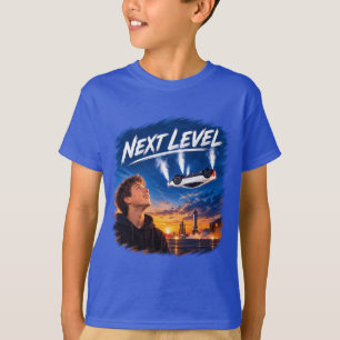 Next Level - Space Car Launch Graphic Tee