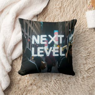 Next Level Throw Pillow