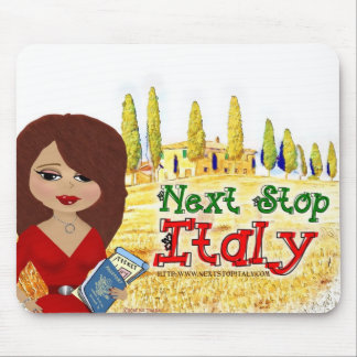 Next Stop Italy Logo Mouspad Mouse Pad