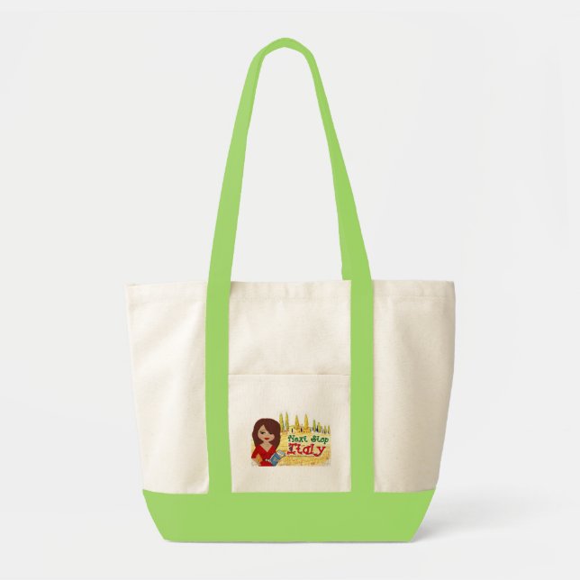 Next Stop Italy Tote Bag (Front)