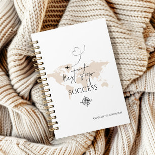 Next Stop Success Adventure world map wanderlust  Planner