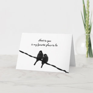 Next To You-My Favourite Place Valentine's Day Holiday Card