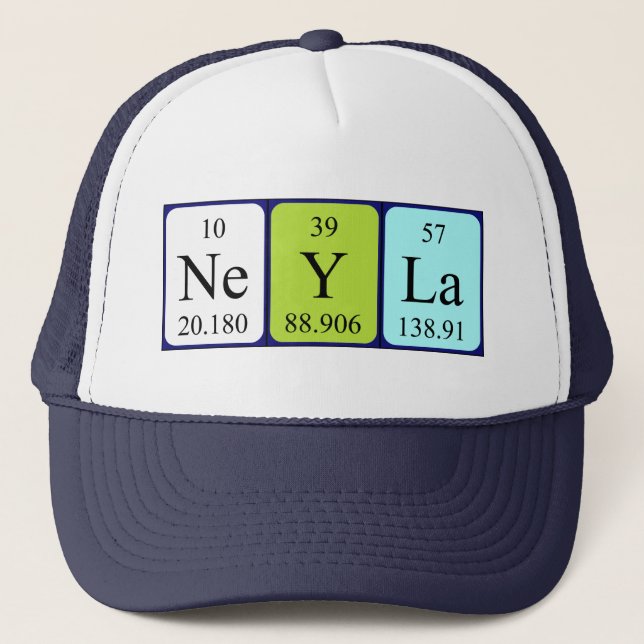 Neyla periodic table name hat (Front)