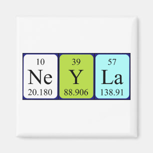 Neyla periodic table name magnet