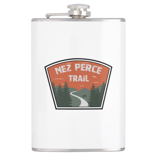 Nez Perce Trail Hip Flask (Front)