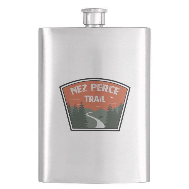 Nez Perce Trail Hip Flask (Front)