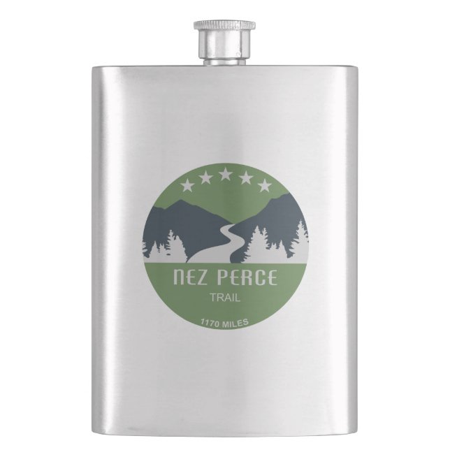 Nez Perce Trail Hip Flask (Front)