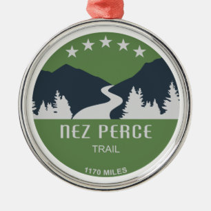 Nez Perce Trail Metal Ornament