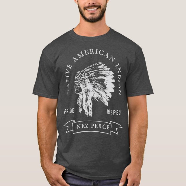 Nez Perce Tribe Native American Indian Pride T-Shirt (Front)