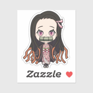 Nezuko - Demon Slayer Cute anime style chibi