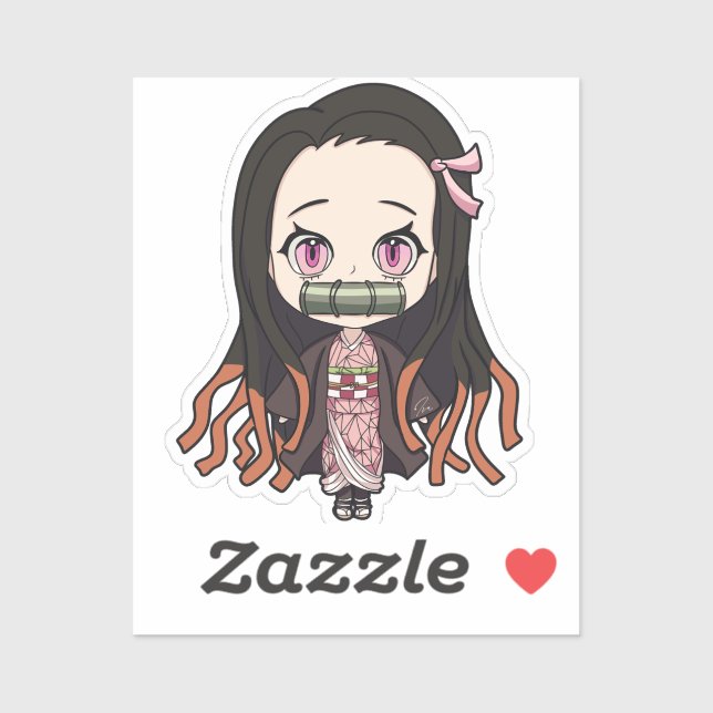 Nezuko - Demon Slayer Cute anime style chibi  (Sheet)