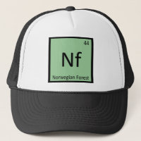 Nf - Norwegian Forest Cat Chemistry Element Symbol