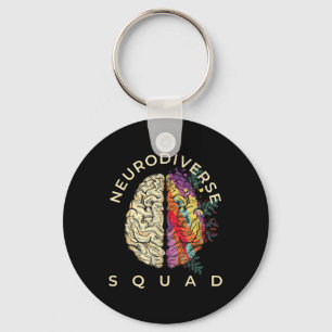 Nf Warrior And Supporter Neurofibromatosis Keychain