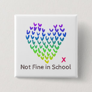 NFIS Square Badge 2 Inch Square Button