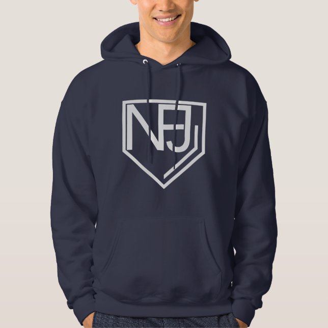 NFJ Hoodie (White Logo) (Front)