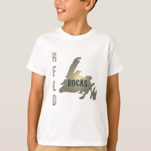 Nfld Rocks Kids Ringer T-Shirt