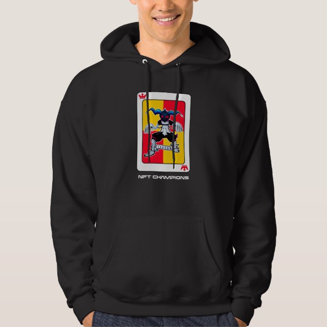 NFT Champions Red Yellow Tatter Hoodie (Front)