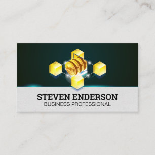 NFT Crypto Blockchain Finance Business Card