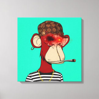 NFT monkey canvas