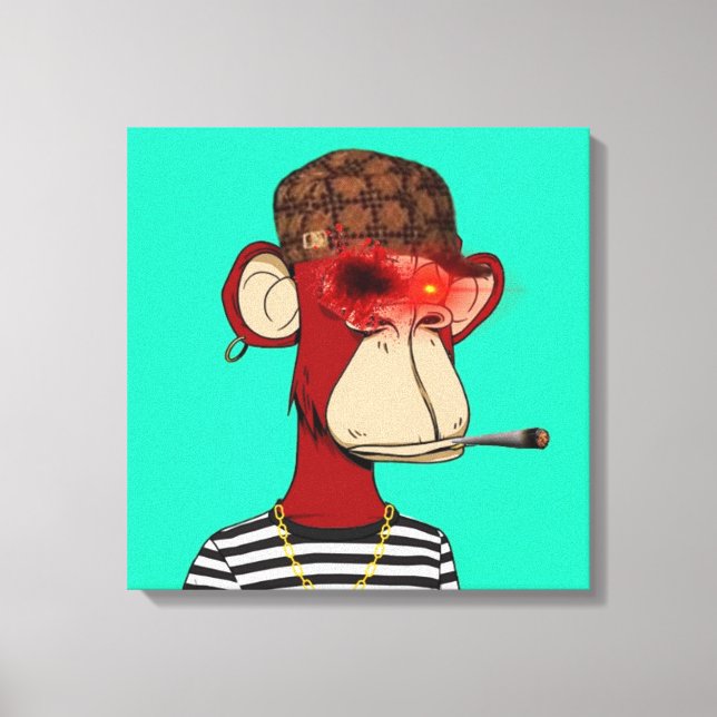 NFT monkey canvas (Front)