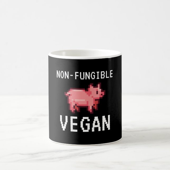 NFT Non-Fungible Vegan Plant-Based NFTs Coffee Mug (Center)