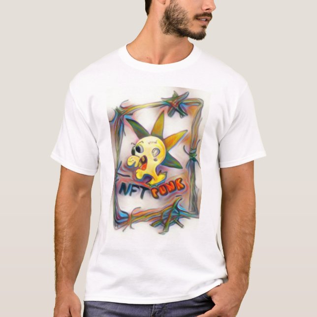Nft punk t-shirt collection for all genders  (Front)