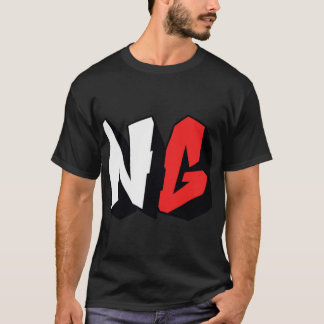 “NG Bold Graphic” Print T-Shirt – Minimal, Modern 